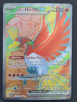 Ethan's Ho-oh ex 209/182 Ultra Rare Destined Rivals Pokemon TCG - Image 1
