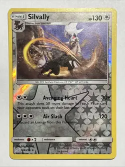 Pokemon TCG: Unified Minds Silvally 184/236: Reverse Holo Rare - Image 1