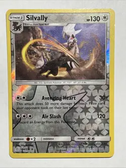Pokemon TCG: Unified Minds Silvally 184/236: Reverse Holo Rare - Image 2
