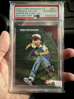 2000 Topps Pokemon TV Animation Signed By Veronica Taylor - Image 1