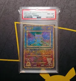 Pokemon TCG Ancient Mew Promo Nintendo Error PSA 8 NM-MT - Image 1