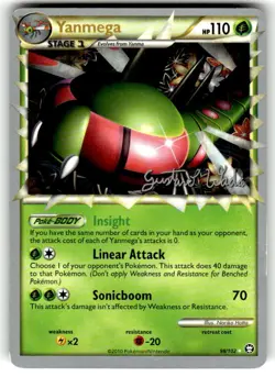 Pokemon Yanmega Prime 98/102 HGSS Triumphant World Championships 2011 - Image 1