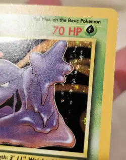 Muk 13/62 Holo Rare Pokemon NM Fossil 1999 WOTC Vintage Pokemon - Image 4