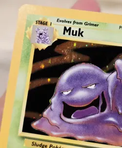 Muk 13/62 Holo Rare Pokemon NM Fossil 1999 WOTC Vintage Pokemon - Image 5