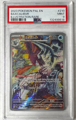 Baxcalibur Illustration Rare PSA 9 MINT (2023) Pokemon Paldea Evolved 210/193 - Image 1