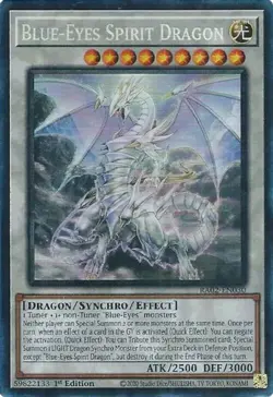 Yugioh! Blue-Eyes Spirit Dragon - RA02-EN030 - Prismatic Collector's Rare - 1st - Image 1