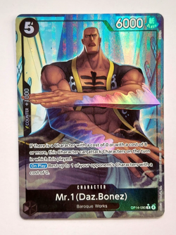 Mr.1 (Daz.Bonez) (Alternate Art) OP14-090 The Azure Sea's Seven Foil - Image 1