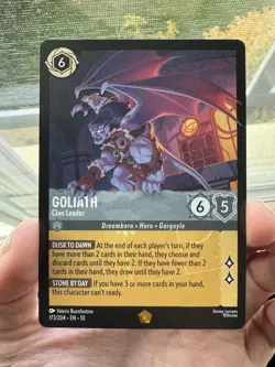 Disney Lorcana GOLIATH Clan Leader Whispers In The Well 173/204 EN 10 Legendary - Image 1