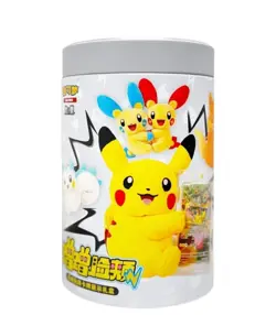 2 x Pokemon TCG Chinese SC Nuzzle Cheeks Plush Toy Card Display Gift Box Sealed - Image 1
