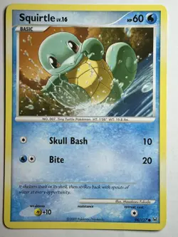 Squirtle Platinum 96/127 LP-NM Pokemon card - Image 1