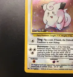 Clefairy 5/102 Pokemon Base Set Unlimited Holo Rare Card WOTC LP-NM - Image 5