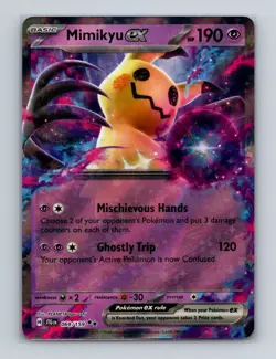 Mimikyu ex 069 2025 Pokemon Journey Together Double Rare Card NM+ (a) - Image 1