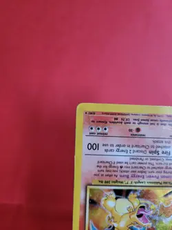 Pokemon Karte/card - Charizard Glurak 4/102 - Base Set Holo - Heavy Played - Image 4