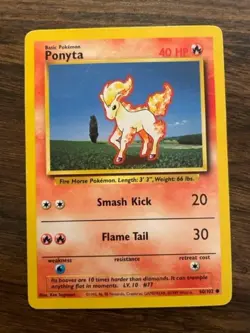 Ponyta 60/102 Base Set Pokemon Card - Image 1