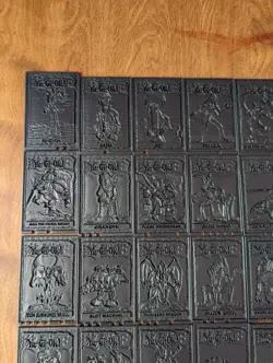 61 Black & Purple Yu-Gi-Oh 1996 Tile Plastic Card - Image 2