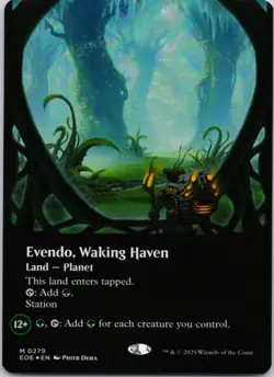 Evendo, Waking Haven (Borderless) 279 Edge of Eternities NM FOIL MTG - Image 1
