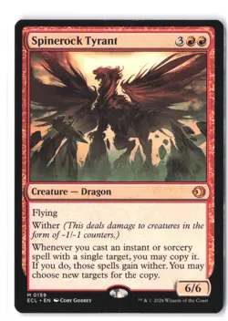 Spinerock Tyrant 159 NM Normal Lorwyn Eclipsed MTG - Image 1