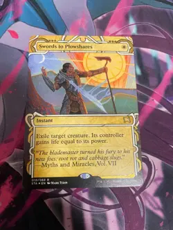 MTG - SWORDS TO PLOWSHARES - RARE - STRIXHAVEN - MYSTICAL ARCHIVES - NM - Image 1