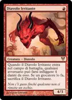 Magic The Gathering MTG Diavolo Irritante Avacyn Restored #164 Italiano - Image 1