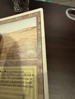 Savannah Revised Rare MTG Magic the Gathering HP/Damaged/Creases Front Good - Image 4