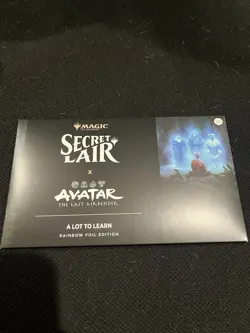 Magic MTG Secret Lair x Avatar: The Last Airbender | A Lot To Learn (Foil) - Image 1