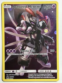 Armored Mewtwo SM228 Sm Holo 2019 Pokemon Card LP-NM - Image 1