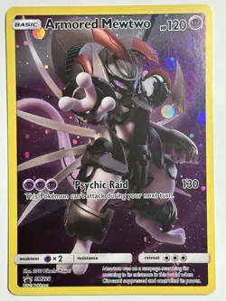 Armored Mewtwo SM228 Sm Holo 2019 Pokemon Card LP-NM - Image 2
