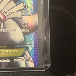 2013 Pokemon Plasma Blast Palkia EX Full Art Ultra Rare Holo 100/101 - Image 5