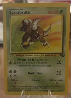 Pokemon TCG Scarabrute #25/64 Unlimited Rare Jungle Pinsir Card French Edition - Image 1
