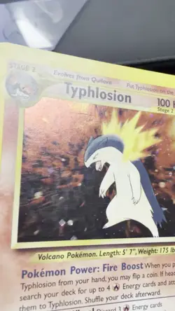 Typhlosion Neo Genesis 18/111 Holo Pokemon - Image 2