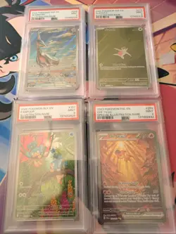 Pokemon PSA 9 IR Lot! Chi-Yu #259, Skarmory #209, Slakoth #212, & Panpour #101 - Image 1