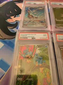 Pokemon PSA 9 IR Lot! Chi-Yu #259, Skarmory #209, Slakoth #212, & Panpour #101 - Image 3