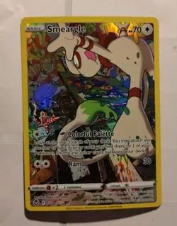 NM Pokemon Silver Tempest Smeargle Trainer Gallery TG10 Full Art #TG10/TG30 - Image 1