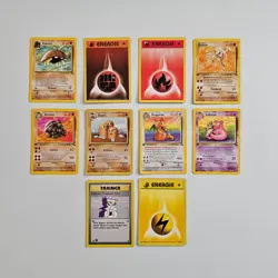 10 x 1. Edition Pokemon Karten WOTC Sammlung gemischt div. Set TCG non Holo /W49 - Image 2