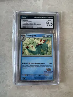 Pokemon CGC Mint 9.5 Feraligatr #213 PROMO Illustration Contest 2024 - Image 1