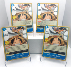 Sorry. I'm a Goner. Playset - EB01-029 x4 - Memorial Collection - One Piece TCG - Image 1