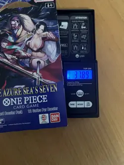 One Piece OP-14 The Azure Sea’s Seven Sleeved Booster Pack - Heavy - 37.89g 🔥🔥 - Image 1