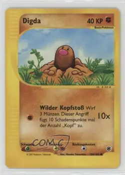 Diglett German Pokemon e-Card Series Expedition #106 2002 - Image 1