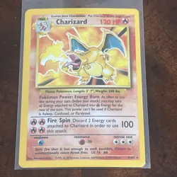 Pokemon TCG Charizard 1999 Holo Rare Card 4/102 Base Set Unlimited - Image 1