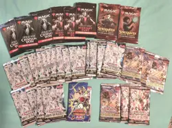 Multiple Boosters Collectible Yu-Gi-Oh MAGIC TCG Trading Card Lot Assorted Anime - Image 1