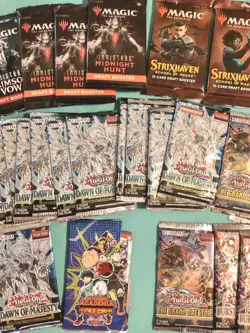 Multiple Boosters Collectible Yu-Gi-Oh MAGIC TCG Trading Card Lot Assorted Anime - Image 3