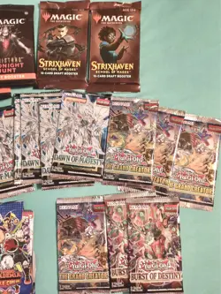Multiple Boosters Collectible Yu-Gi-Oh MAGIC TCG Trading Card Lot Assorted Anime - Image 4