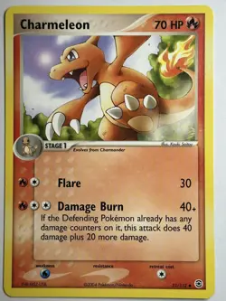 Charmeleon FireRed & LeafGreen 31/112 LP-NM Pokemon card - Image 1