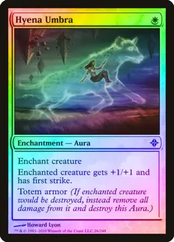 Hyena Umbra FOIL Rise of the Eldrazi NM White Common MAGIC MTG CARD ABUGames - Image 1