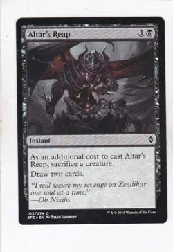 Magic: MTG: Battle for Zendikar: Foil: Altar's Reap - Image 1