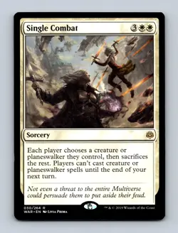 Single Combat War of the Spark Non-Foil MTG NM - Image 1