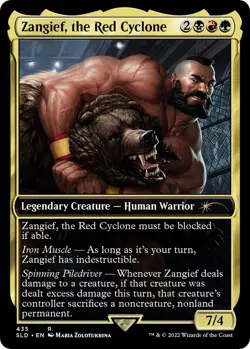 Zangief, the Red Cyclone Foil from Secret Lair Drop Series, #435 in NM condition - Image 1