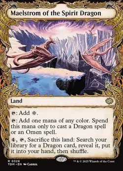 Maelstrom of the Spirit Dragon (Showcase) R Tarkir: Dragonstorm 326 NM - Image 1