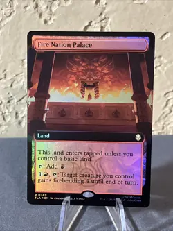 Fire Nation Palace (Extended Art) #389 (Foil) (NM) TLA Magic MTG - Image 1
