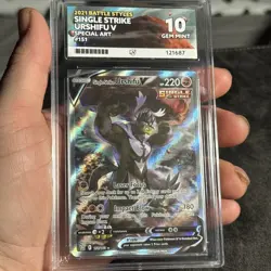 Pokemon Single Strike Urshifu V 151/164 Battle Styles ACE 10 GEM MINT - Image 2